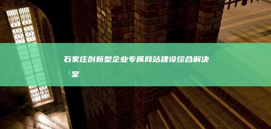 石家庄创新型企业专属网站建设综合解决方案